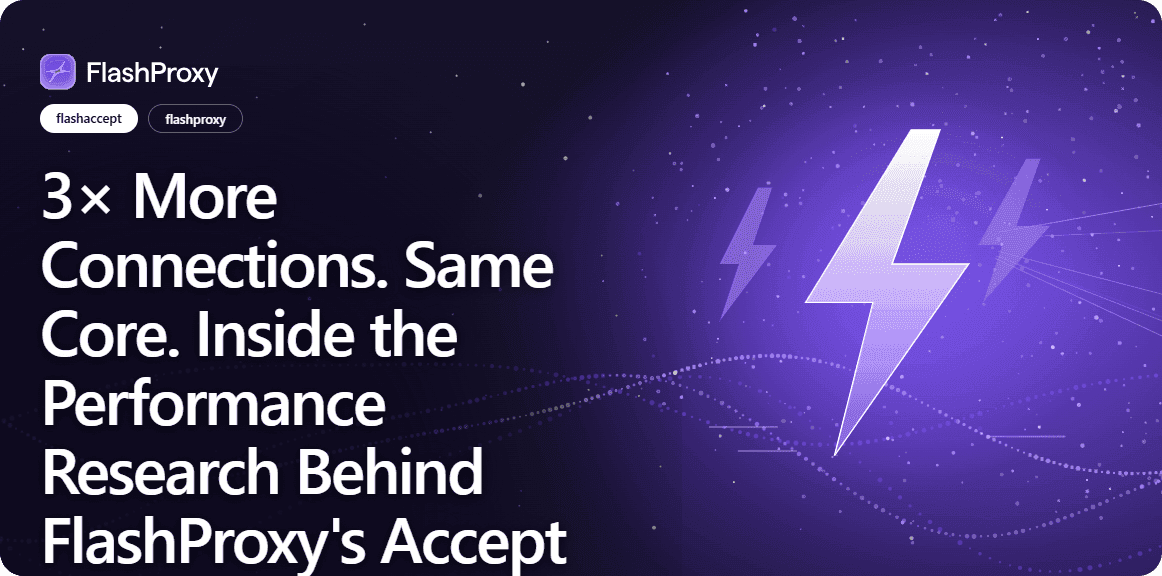 3× More Connections. Same Core. Inside the Performance Research Behind FlashProxy's Accept Engine